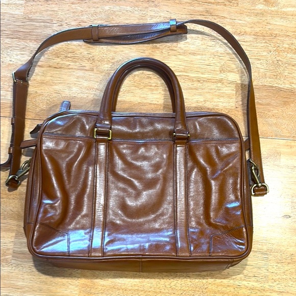 Coach BMK Commuter Leather Briefcase Shoulder Bag Computer - Picture 2 of 16